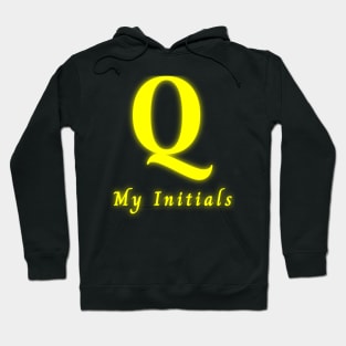 Letter Q Letter Art Hoodie